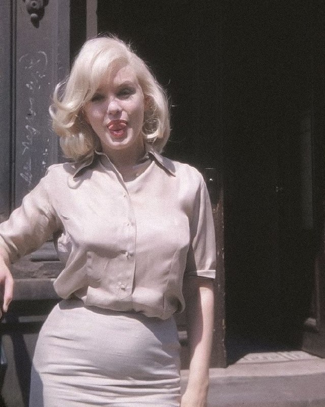 #名人 弗里达·霍尔（Frieda Hull）拍摄的玛丽莲·梦露（Marilyn Monroe）照片摄于1960年，地点是纽约市