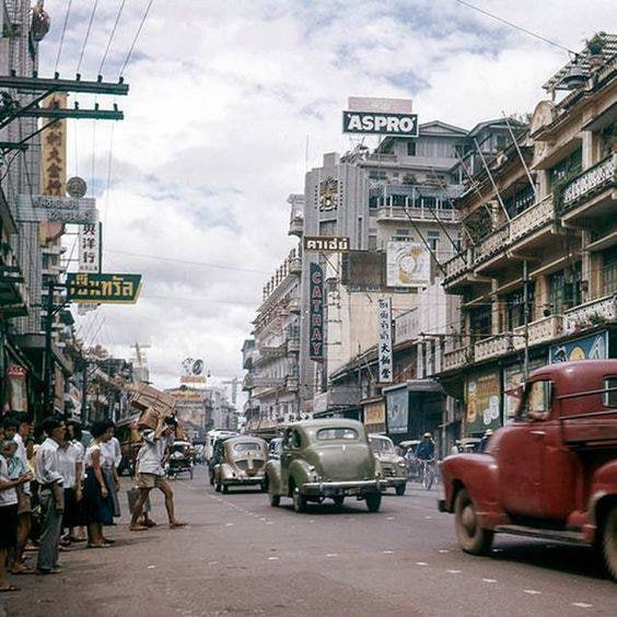 泰国，耀华力路 - 唐人街 1958