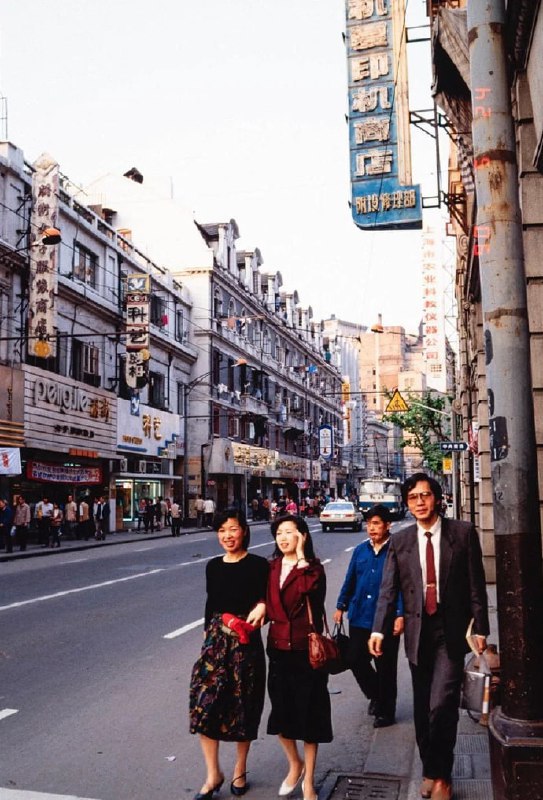 1990年的上海南京路1990年的上海南京路