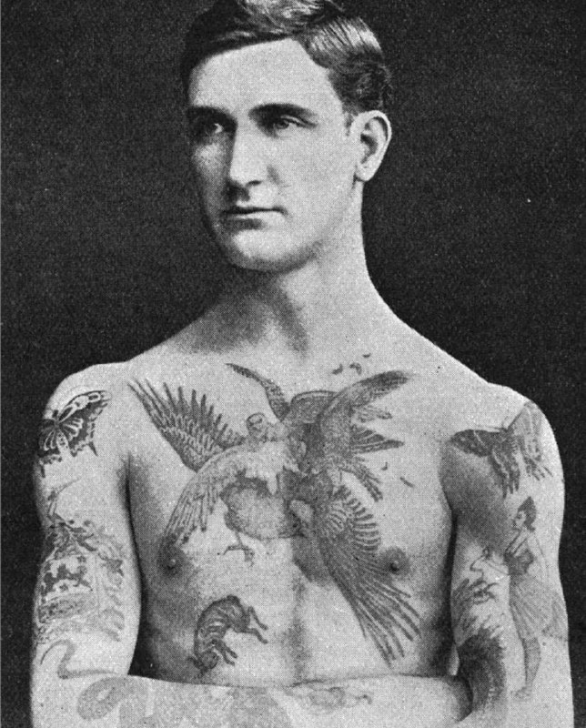 Sutherland MacDonald 是英国历史上最早的专业纹身师之一
