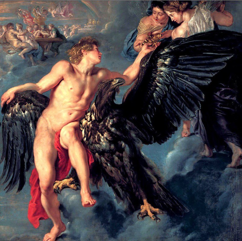 #艺术品《劫夺伽倪墨得斯》(The Abduction of Ganymede) —— 彼得·保罗·鲁本斯(Peter Paul Rubens),约1611–1612年