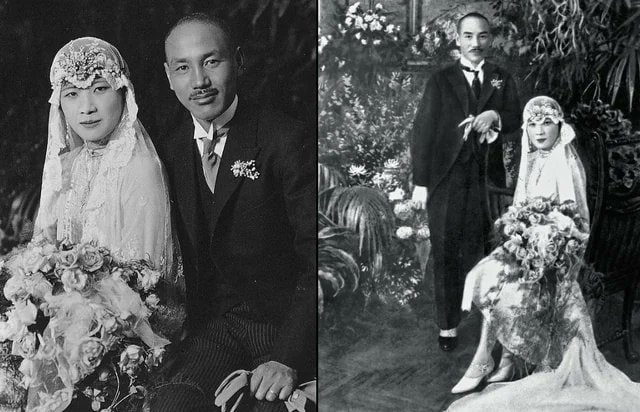 1927年,蒋介石与宋美龄结婚