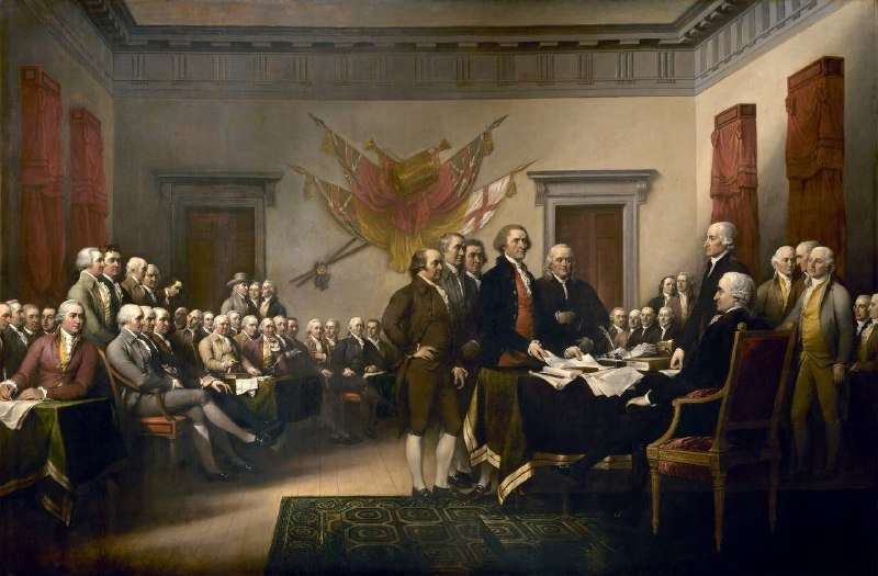 #艺术品 獨立宣言（1819年），約翰·特朗布爾（John Trumbull）