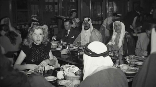 1947年1月30日，沙特阿拉伯国王阿勒沙特访问了20世纪福克斯电影公司