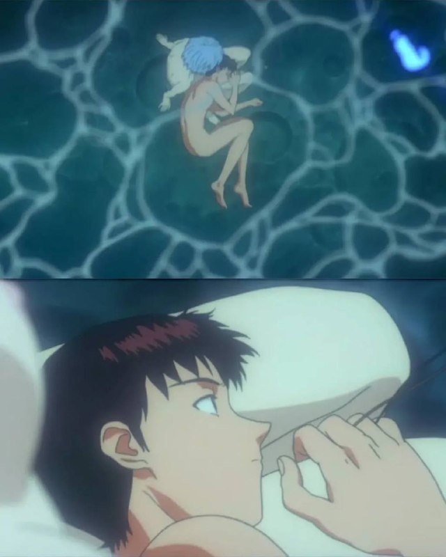 Neon Genesis Evangelion: The End of Evangelion (1997)#动画《新世纪福音战士剧场版：Air/真心为你》本片是TV版《新世纪福音战士》的结局篇，取代了原定的第25、26集