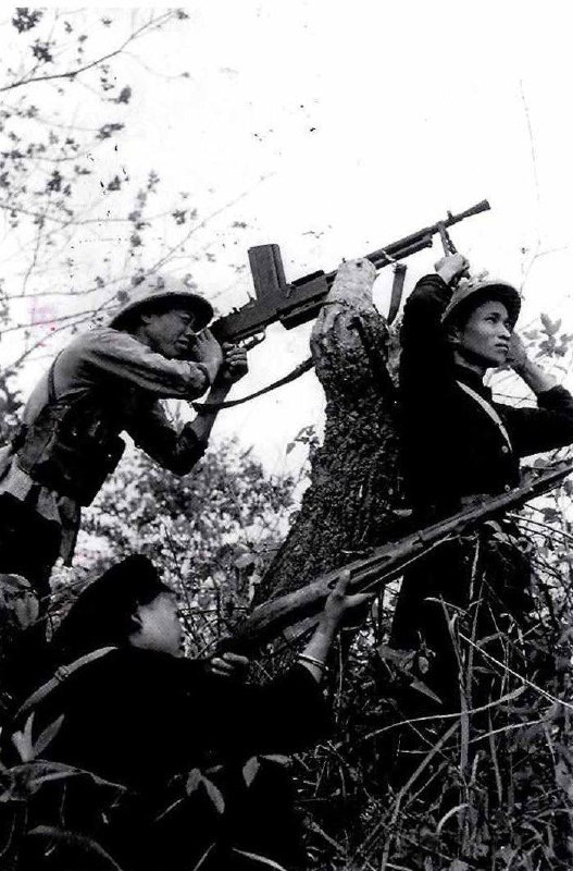 1965年12月，在越南北部谅山省芝陵县广郎社，一支名为“Bế Văn Đàn”的北越民兵部队使用FM 24/29轻机枪和M44莫辛纳甘步枪，对低空飞行的飞机进行警戒和瞄准