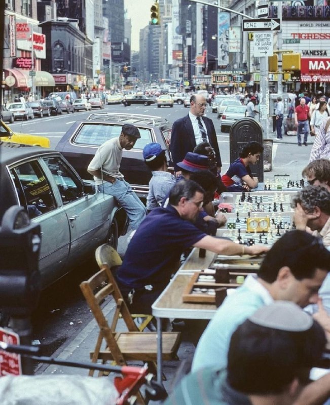 纽约市百老汇，1986年