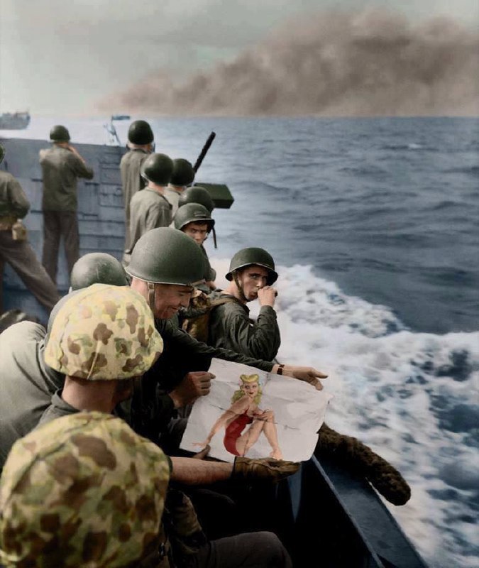 1943年11月20日黎明前，美军海军陆战队逼近了中太平洋上的一块珊瑚小岛——贝提奥岛，这里是塔拉瓦环礁中防御严密的日本据点