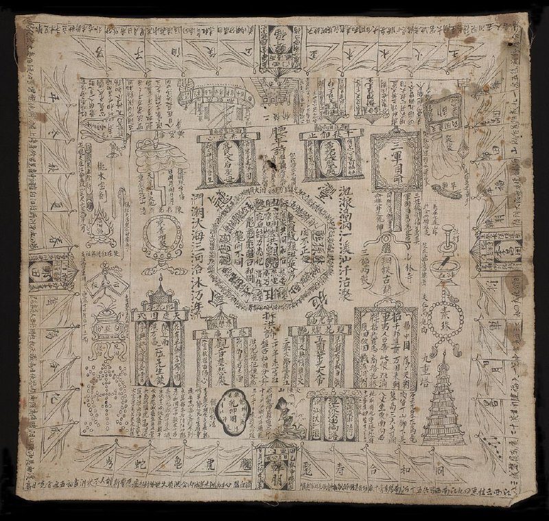 清末时的三合会入会仪式堂布