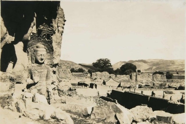 1937年，山西，云冈石佛