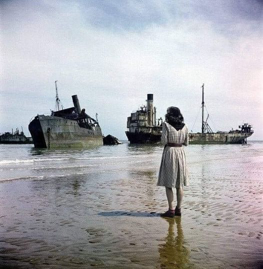 1947年，法国诺曼底，奥马哈海滩