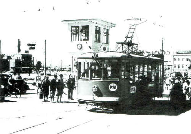 1909年中国大连有轨电车试运行