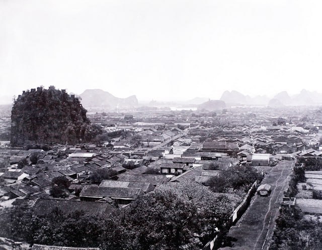1898年，广西，桂林府全景