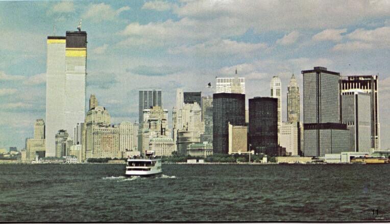 1970年， 美国纽约，现代主义大楼林立