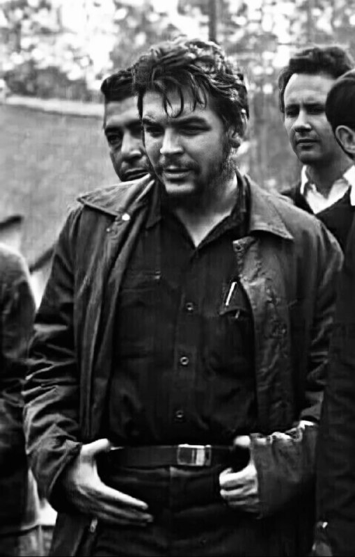 1961年，切·格瓦拉与一群顾问在哈瓦那 