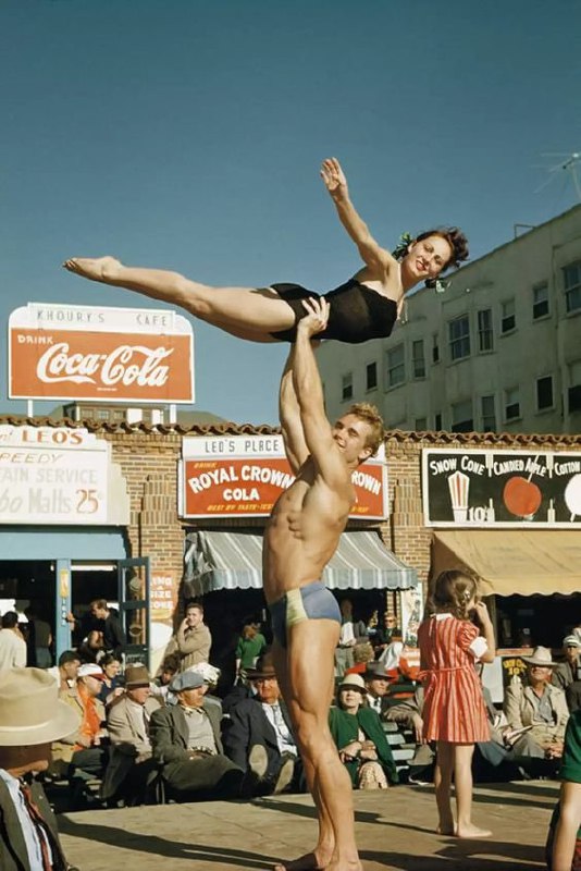 1950年，加州圣莫尼卡海滩