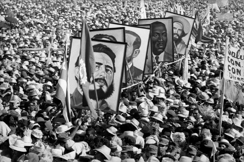 1964年7月26日，圣地亚哥，为纪念古巴革命爆发一周年而举行的庆祝活动