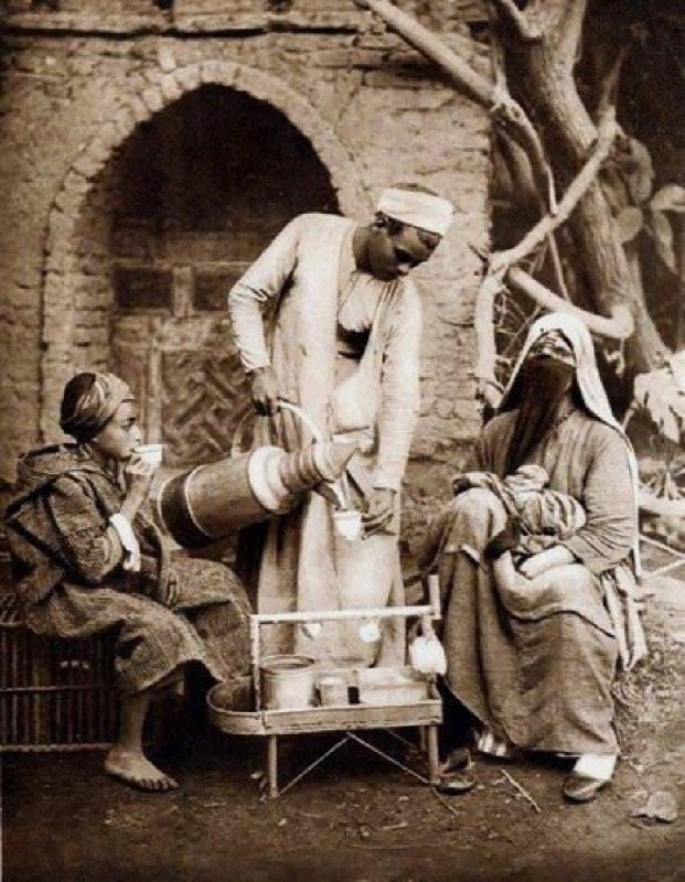 咖啡贩子，埃及开罗，1933年