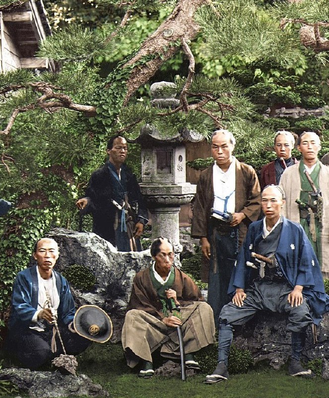 日本的武士，1866年