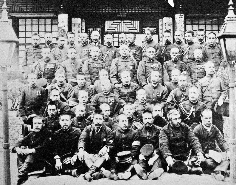甲午战争中的日军士兵，1895年