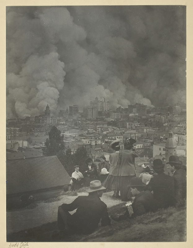 旧金山地震，1906年4月