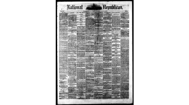报纸，全国共和党人(华盛顿特区)，1874年3月13日