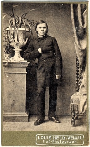 1861年，少年时期的尼采