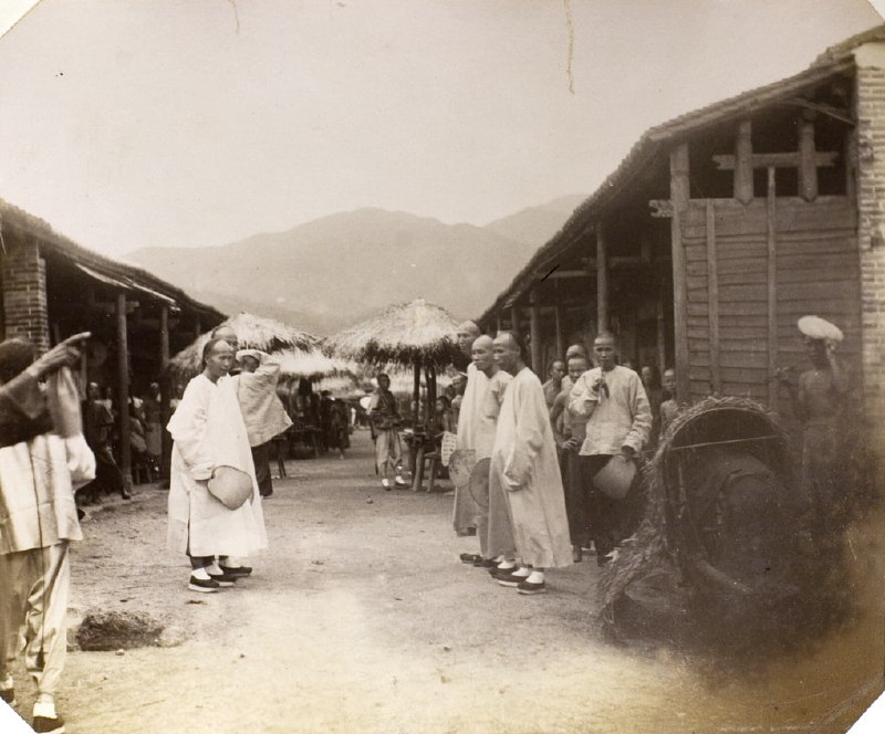 1899年，香港新界大埔街市