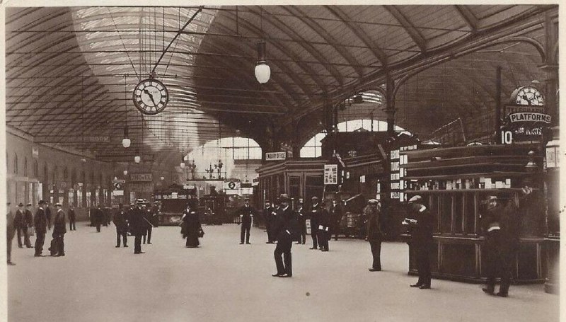 1912年的纽卡斯尔中央火车站