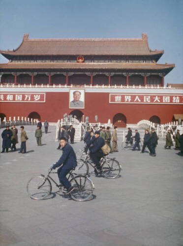 天安门广场北京中国 1972 年