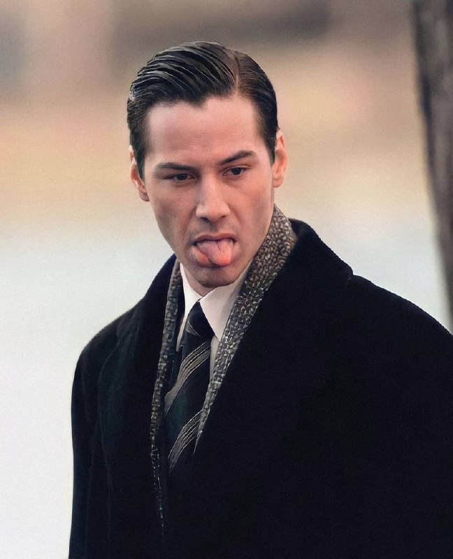 1996年，Keanu Reeves（基努 里维斯）在拍摄《魔鬼代言人》