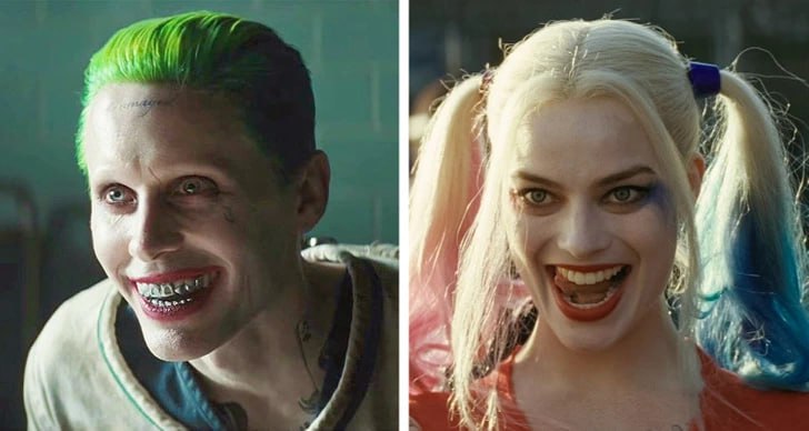 50岁的杰瑞德·莱托和31岁的玛格特·罗比，参演2016年的动作/冒险电影《自杀小队》