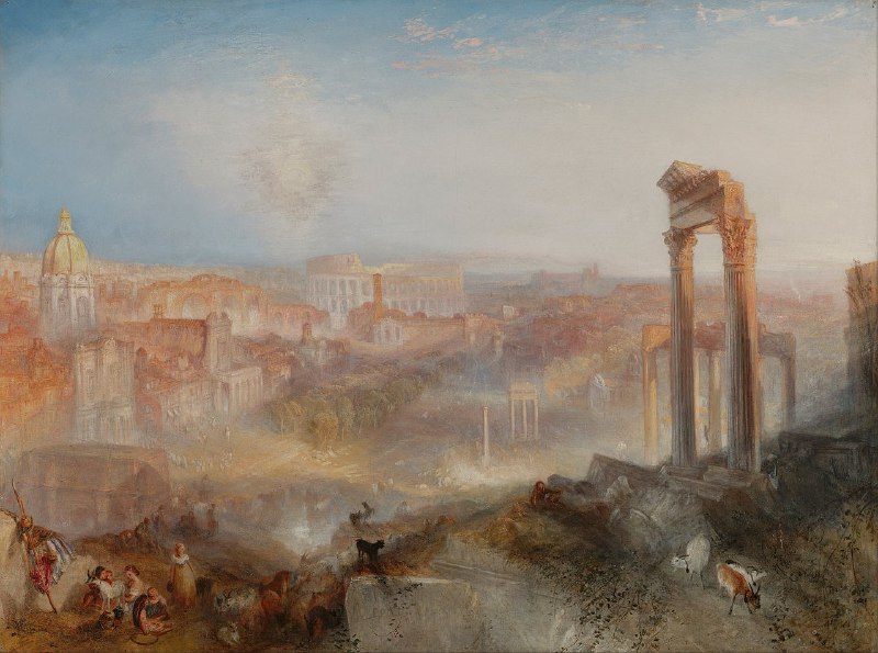 #艺术品《现代罗马-Campo Vaccino》(Modern Rome – Campo Vaccino)是英国艺术家约瑟夫·马洛德·威廉·特纳（Joseph Mallord William Turner）在1839年完成的一幅风景画