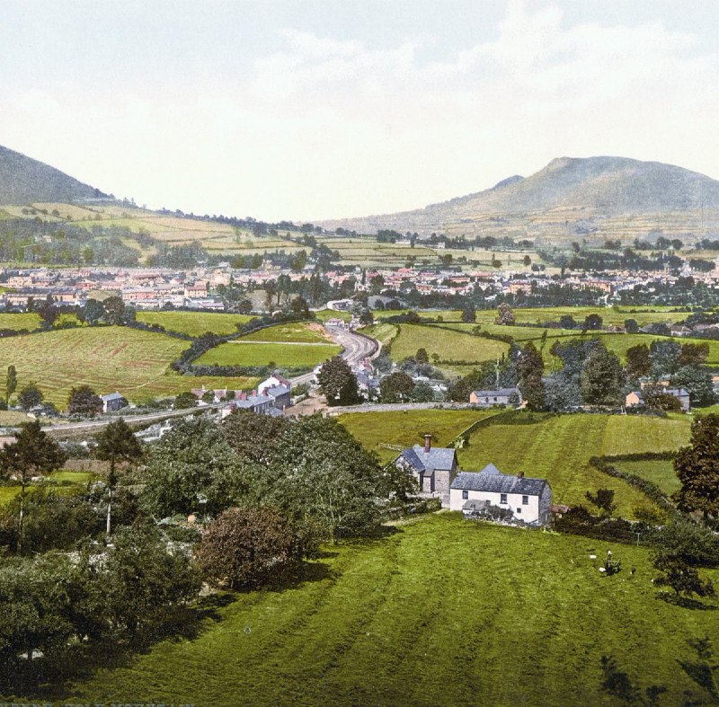 约 1890 年的威尔士，阿伯加文尼